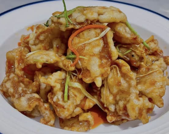 N13 Porc croustillant au sauce gingembre sucrée 锅包肉 Crispy pork with ginger and sweet sauce